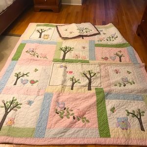 PB Kids quilt and one sham